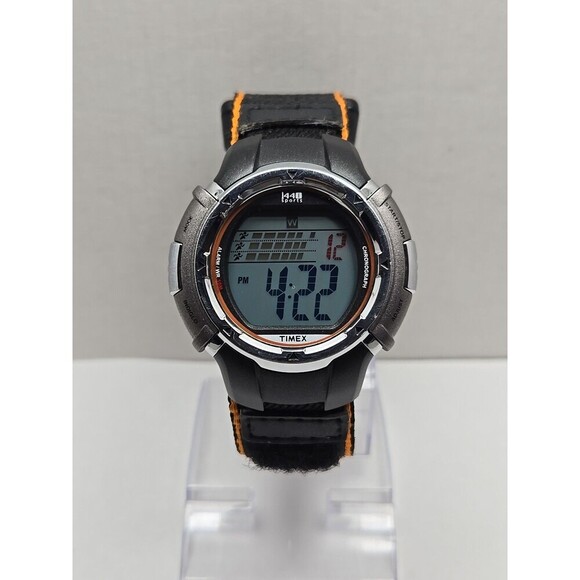 Timex 1440 Sports Digital Indiglo Alarm Chrono Watch 50M WR New Battery Mens - Picture 1 of 13